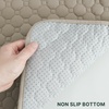image:imageHVERSAILTEX Premium Washable Pee Pads for Dogs 2 Pack Super Absorbent 100 Waterproof Reusable NonSlip Quilted Puppy Training Pads for Crate Playpen Whelping amp Potty Training18x24 GreyBeige