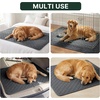 image:imageHVERSAILTEX Premium Washable Pee Pads for Dogs 2 Pack Super Absorbent 100 Waterproof Reusable NonSlip Quilted Puppy Training Pads for Crate Playpen Whelping amp Potty Training18x24 GreyGray