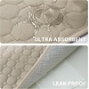 image:imageHVERSAILTEX Premium Washable Pee Pads for Dogs 2 Pack Super Absorbent 100 Waterproof Reusable NonSlip Quilted Puppy Training Pads for Crate Playpen Whelping amp Potty Training18x24 GreyBeige