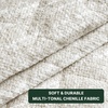 image:imageHVERSAILTEX Chenille Couch Cover for Dogs Washable Soft Chair Armchair Covers Sectional Sofa Cover NonSlip Thick Couch Furniture Protector Dog Pet Bed CoversStone Blue 28 x 47Heathered Ivory