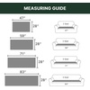 image:imageHVERSAILTEX Chenille Couch Cover for Dogs Washable Soft Chair Armchair Covers Sectional Sofa Cover NonSlip Thick Couch Furniture Protector Dog Pet Bed CoversStone Blue 28 x 47Greenish Gray
