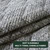 image:imageHVERSAILTEX Chenille Couch Cover for Dogs Washable Soft Chair Armchair Covers Sectional Sofa Cover NonSlip Thick Couch Furniture Protector Dog Pet Bed CoversStone Blue 28 x 47Greenish Gray
