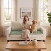 image:imageHVERSAILTEX Chenille Couch Cover for Dogs Washable Soft Chair Armchair Covers Sectional Sofa Cover NonSlip Thick Couch Furniture Protector Dog Pet Bed CoversStone Blue 28 x 47Heathered Matcha