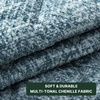 image:imageHVERSAILTEX Chenille Couch Cover for Dogs Washable Soft Chair Armchair Covers Sectional Sofa Cover NonSlip Thick Couch Furniture Protector Dog Pet Bed CoversStone Blue 28 x 47Heathered Stone Blue