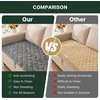 image:imageHVERSAILTEX Chenille Couch Cover for Dogs Washable Soft Chair Armchair Covers Sectional Sofa Cover NonSlip Thick Couch Furniture Protector Dog Pet Bed CoversStone Blue 28 x 47Greenish Gray