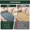 image:imageHVERSAILTEX Chenille Couch Cover for Dogs Washable Soft Chair Armchair Covers Sectional Sofa Cover NonSlip Thick Couch Furniture Protector Dog Pet Bed CoversStone Blue 28 x 47Heathered Stone Blue